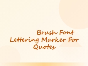 Master Brush Lettering with Marker Pens